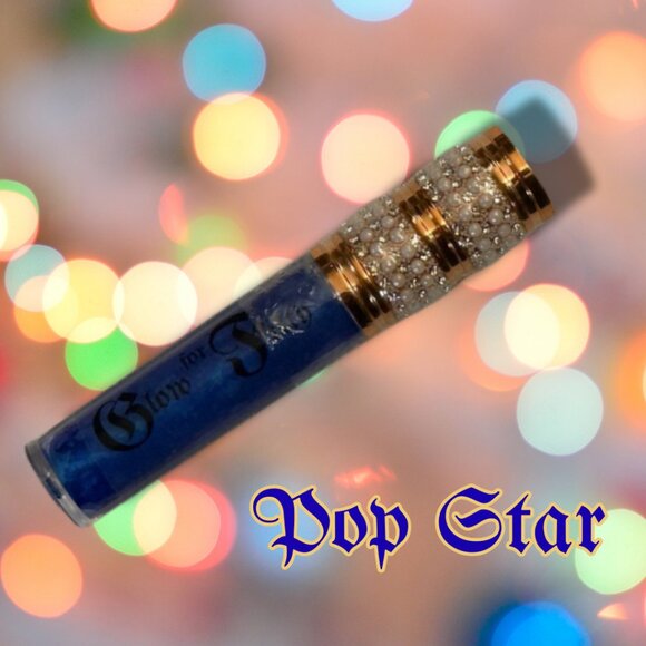 Pop Star Blue – Glow for Filth Lip Gloss (Small Indie Brand) - NEW/SEALED - Picture 2 of 7